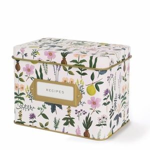 Rifle Paper Co. Tin Recipe Box
